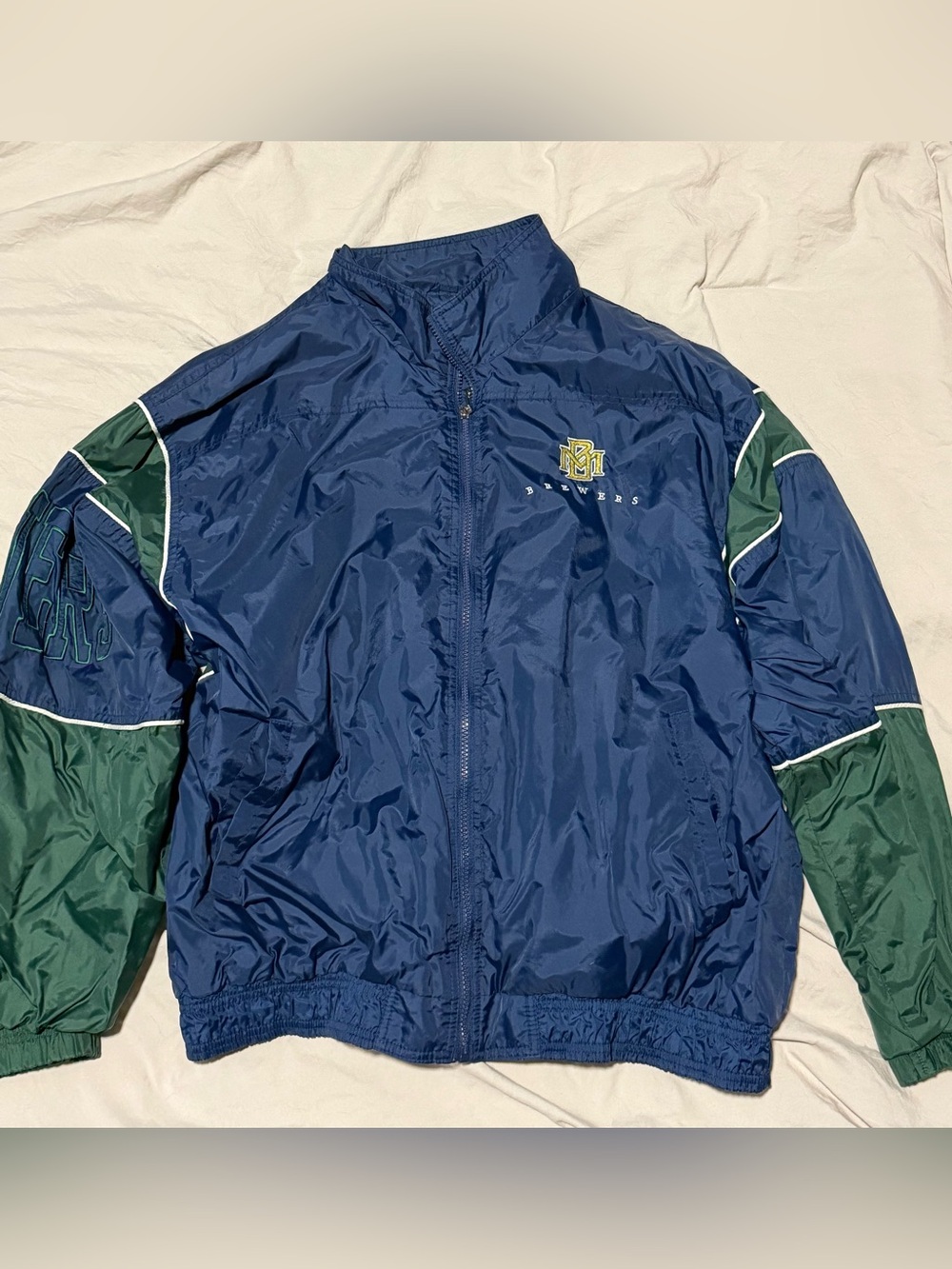 Vintage Brewers Windbreaker Jacket